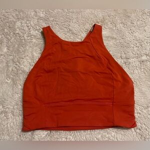 Lululemon Energy High Neck Sports Bra Orange Size 6